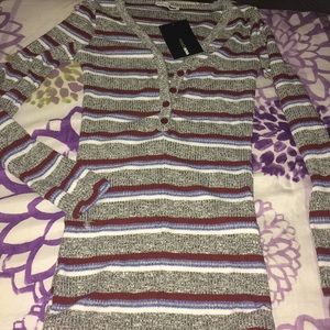 V cutt long sleeve body suit